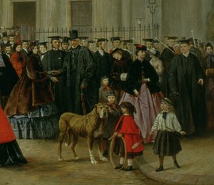 Matinée de diplôme à Cambridge en 1863 (détail)